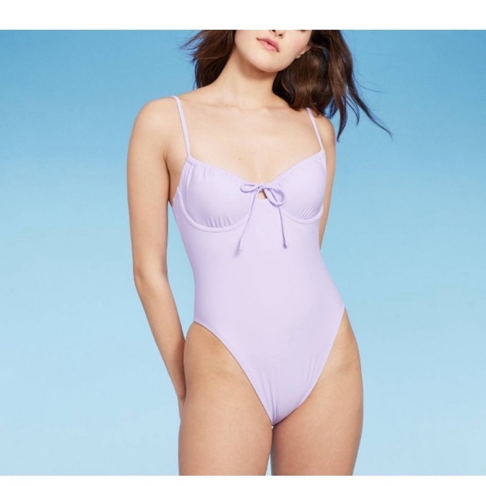 Wild Fable Lavender One-Piece Swimsuit